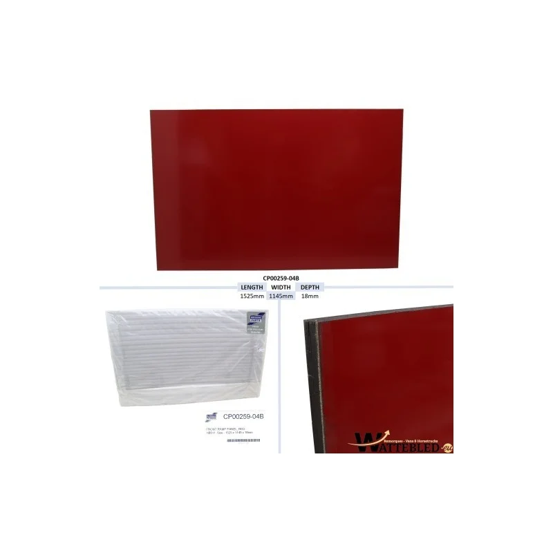IW 511 Red Front Ramp Panel — photo 1 of 1